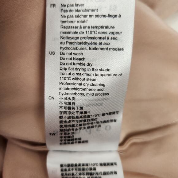 Sandro Paris Tank Size 2 US Size 6 Cream Sleeveless NWT 100% Silk Bow - Picture 10 of 12